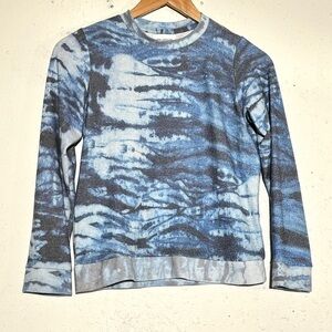 Sol Angeles Tie Dye Print Long Sleeve Pullover Size 12 Kids